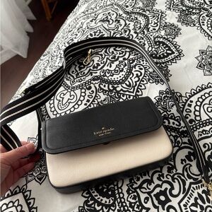 Kate Spade Two-Tone Black and Cream Crossbody Bag